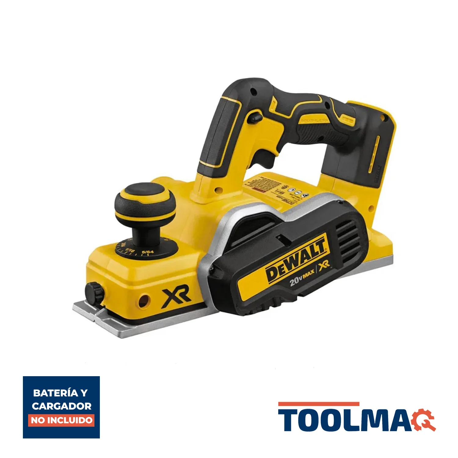 Cepillo 20V Xr 15000 Rpm 2mm Baretool Dewalt DCP580B 