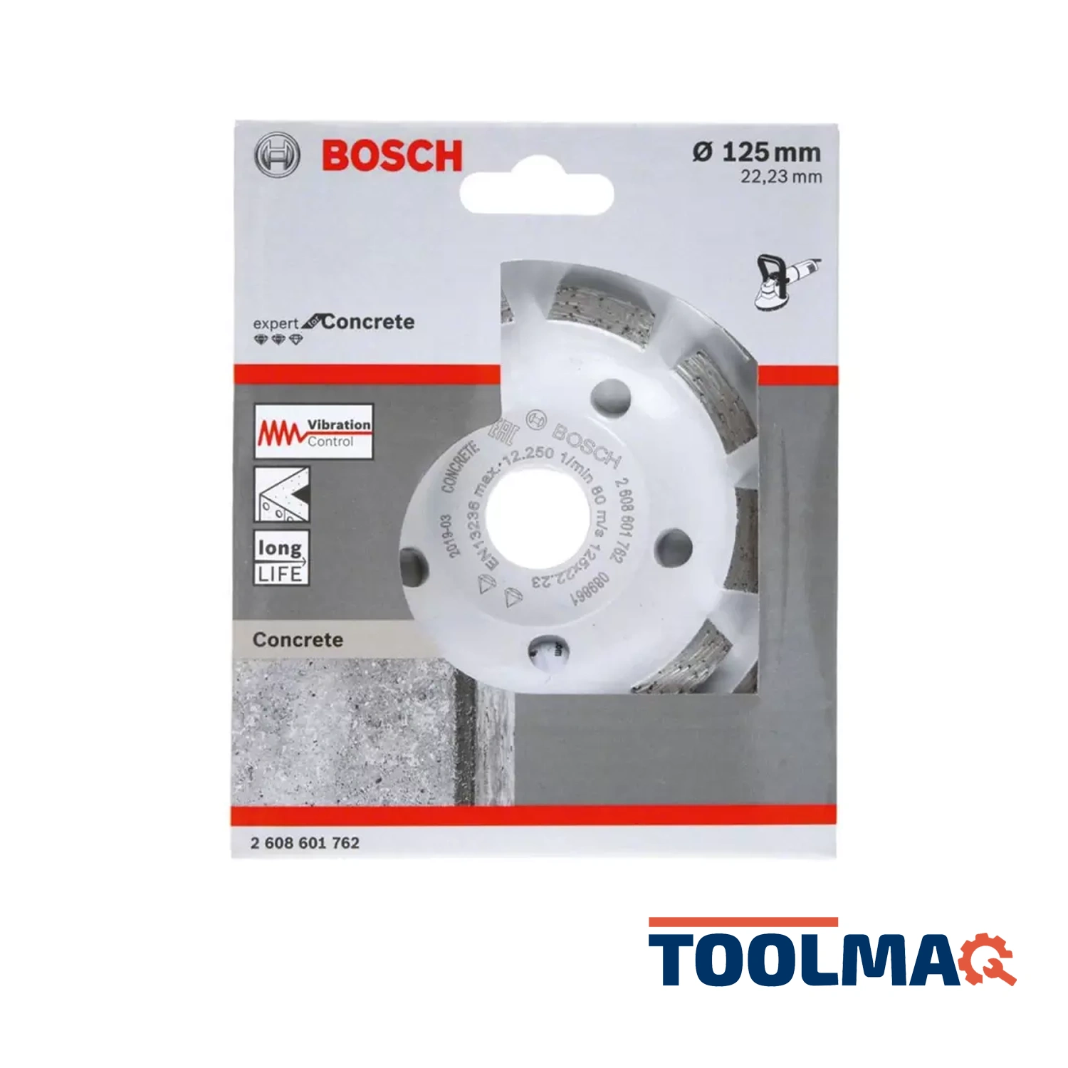 Vaso Diamantado Expert for Concrete Segmentado 125 x 22,23 mm 2608.601.762-000 