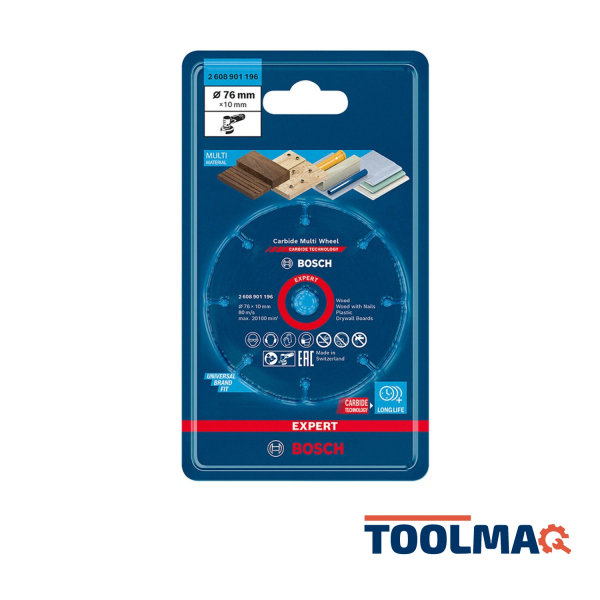 Disco de Corte 76 mm Multimaterial Bosch Expert 2608.901.196-000 