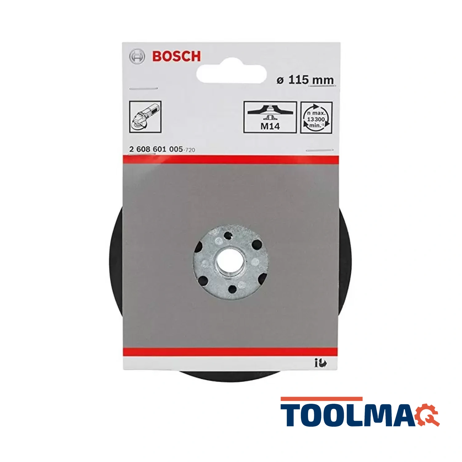 Respaldo de Goma 4.5P/Fibrodisco M14 2608.601.005-000 