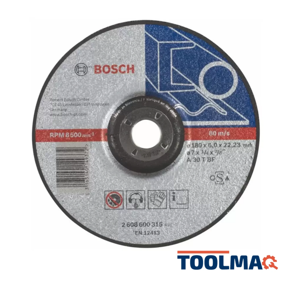 Disco Abrasivo Desbaste Expert for Metal 180X6.0 (Deprimido) 2608.600.315-000