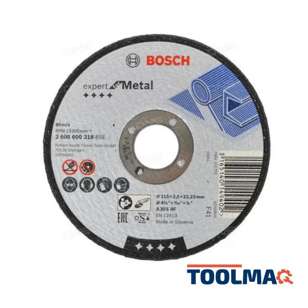Disco Abrasivo Corte Expert for Metal 115X2.5 (Recto) 2608.600.318-000