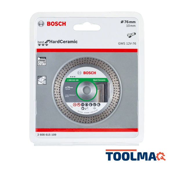 Disco Diamantado 3" para Ceramica Bosch 2608.615.109-000 