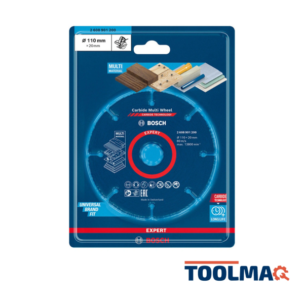 Disco de Corte 110 mm Multimaterial Bosch Expert 2608.901.200-000 