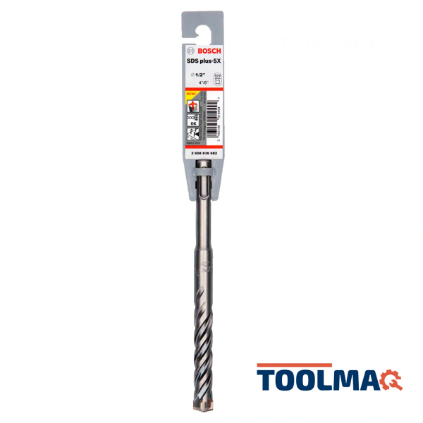 Broca SDS Plus-5X 12.7mm - 1/2"X4"X6"  2608.836.682-000 