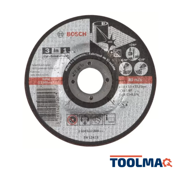 Disco Abrasivo Expert for 3 en 1 corte / desbaste / acabado 115X2.5 2608.602.388-000 