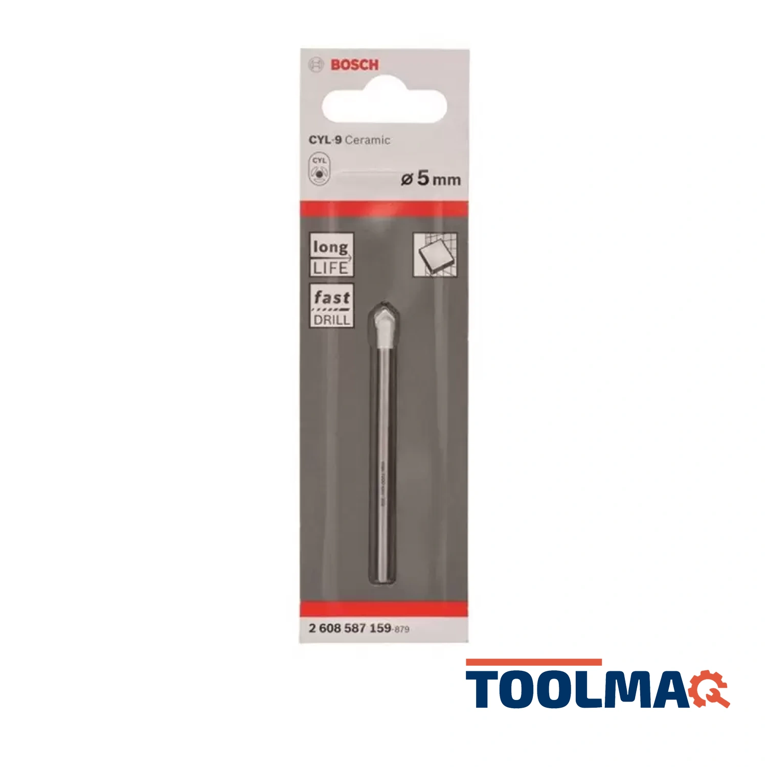 Broca CYL-9 4 x 70mm para Cerámicos Bosch 2608.587.158-000 