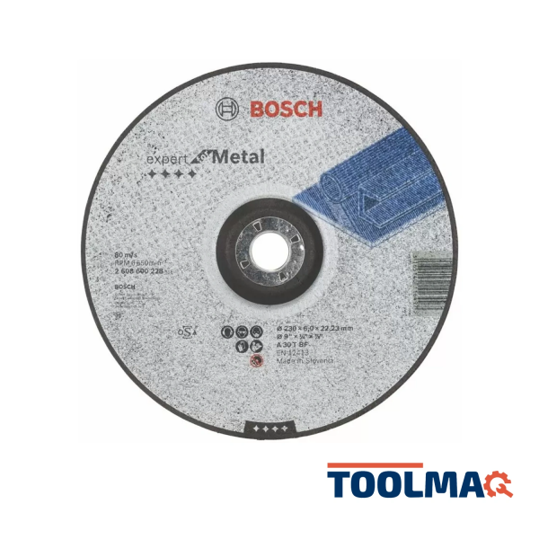 Disco Abrasivo Desbaste Expert for Metal 230X6.0 (Deprimido) 2608.600.228-000