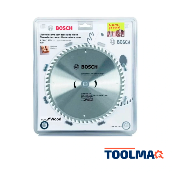 Disco de Sierra 7 1/4" 60 D Eco Bosch 2608.644.331-000